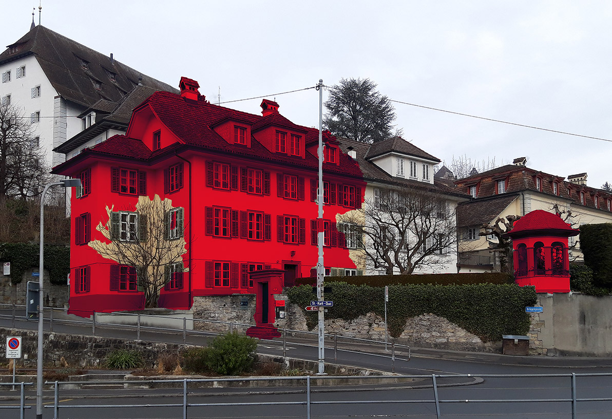 Skizze Brüggligasse_mit Rotunde in Rot